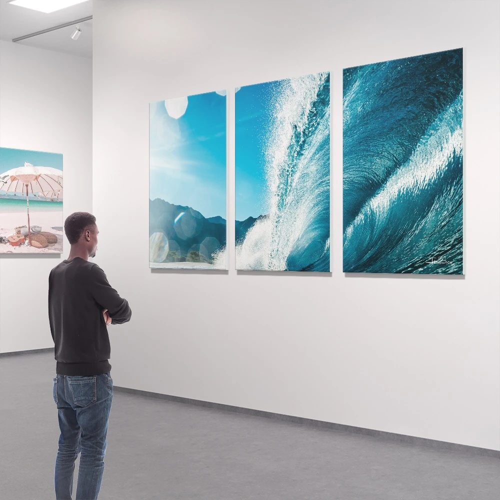 3 תמונות קנבס מחולקות של הייס סט תמונות בנושא טבע ונופים - דגם 1355462