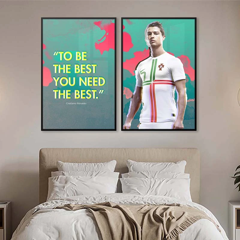 סט תמונות קנבס מוטיבציה לחדר ילדים להיות הכי טוב... תמונות קנבס בנושא ספורט - דגם 135329