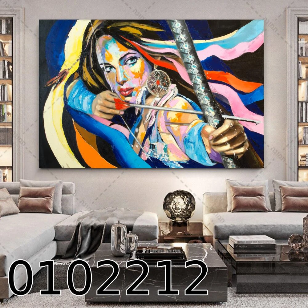 wonder Woman ציור צבעוני על קנבס דגם 0102212