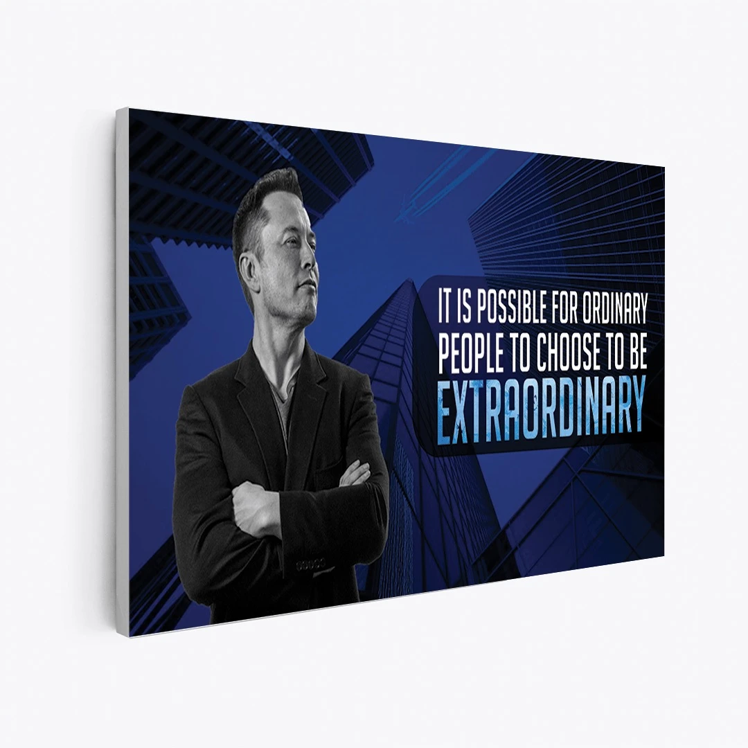 תמונות קנבס מיוחדת לחדר ילדים אלון מאסק השלישי הדפסר על קנבס דמויות ואנשים ואנשים - דגם leotm23011615