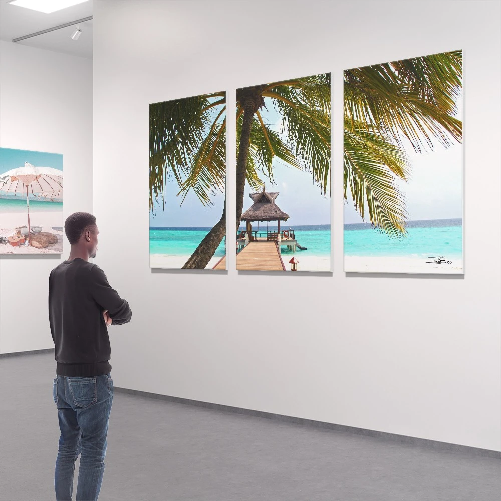 תמונות קנבס מחולקות של קופלנד סט תמונות בנושא ים וחופים - דגם 1355449