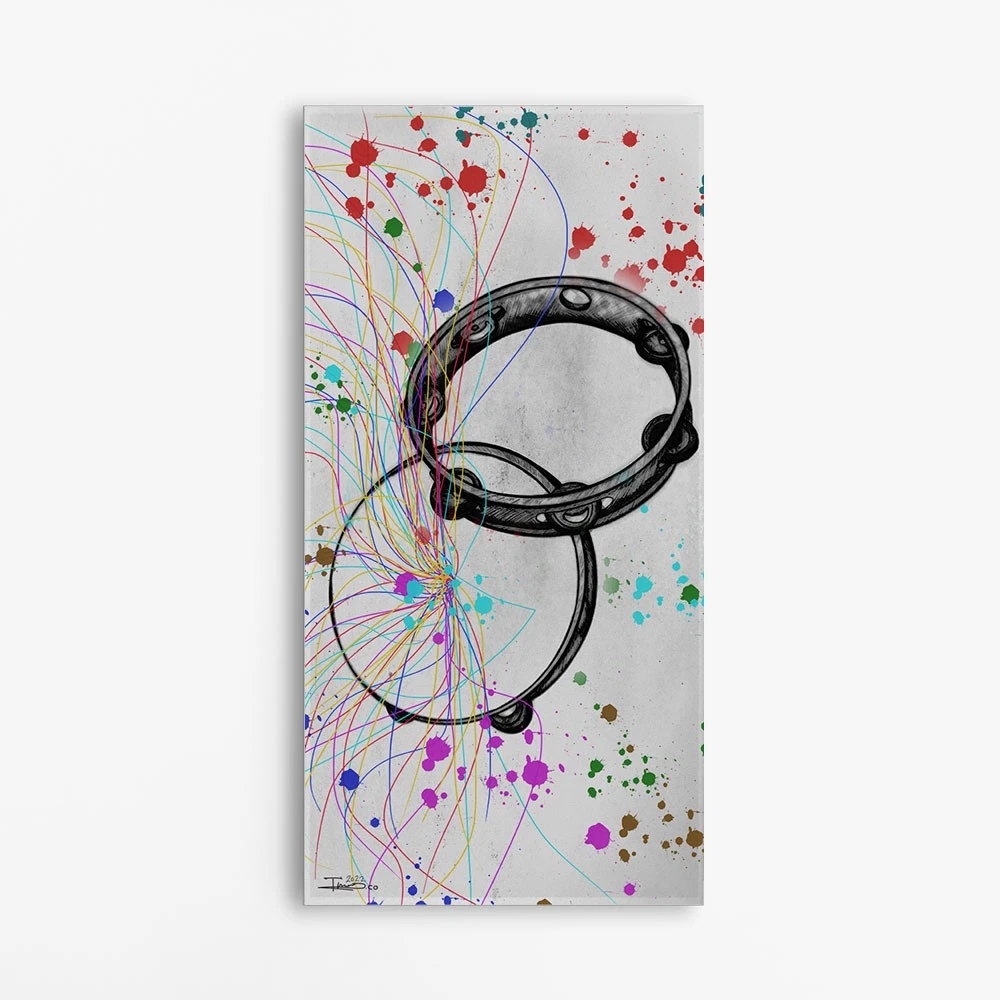 תמונה לגובה למשרד מתכוננים להופעה ציור בסגנון מוסיקה - דגם alvtm46p2459