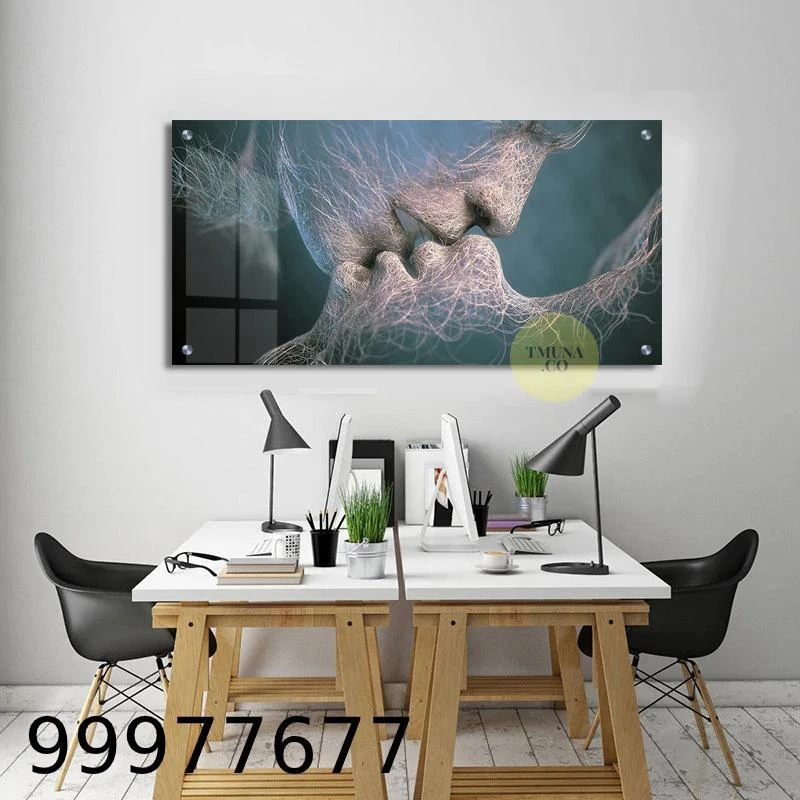 תמונת 'מאוהבים' הפופולרית על זכוכית מתאימה לכל חלל דגם 99977677