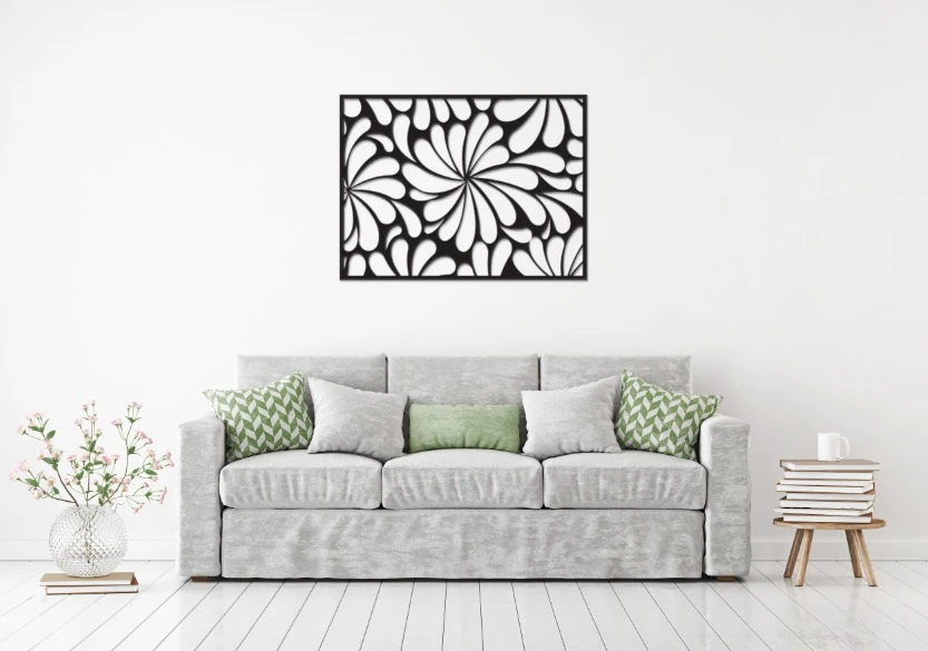 משרביות מתכת עיצוב בסגנון גיאומטריות - MAMAL-00007- 1X1.5