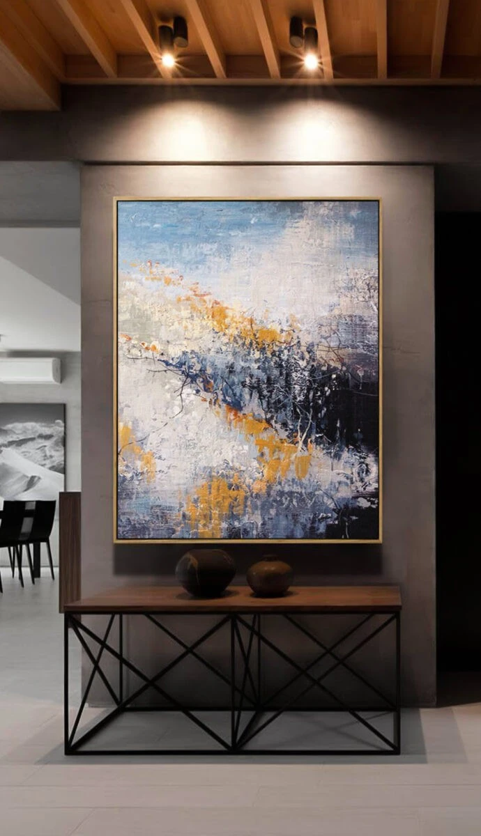 תמונות לחדר שינה אבסטרקט באלסס תמונת קנבס בנושא אבסטרקט, ציורים - דגם 17631477