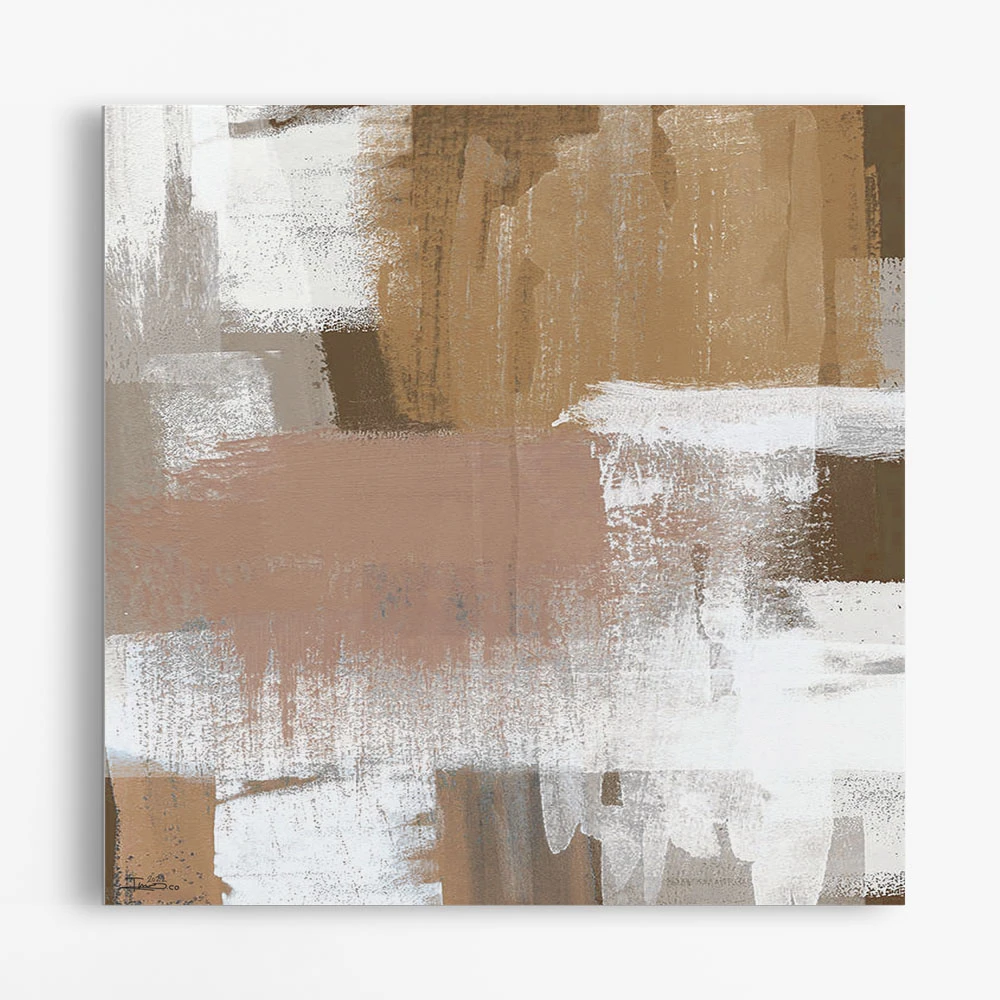 תמונה למשרד אבסטרקט בגווני חום ציור בסגנון אבסטרקט מיוחד - דגם alvtm46p2538 בגווני חום