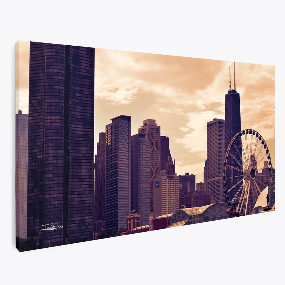 תמונת קנבס מיוחדת למשרד ניו יורק תמונה בנושא ערים בעולם דגם 135625