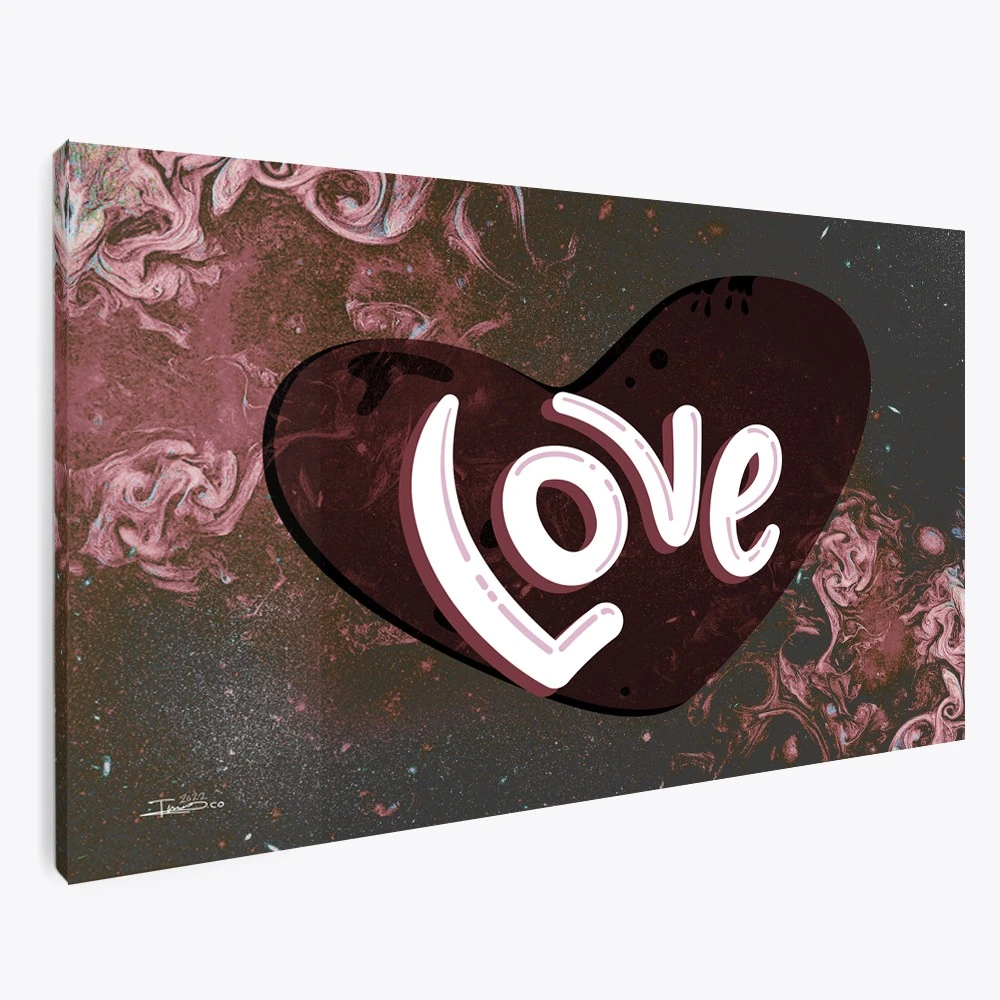 תמונת אוהבים לחדר שינה לונדין הדפס בנושא זוגיות ורומנ' - דגם 135597