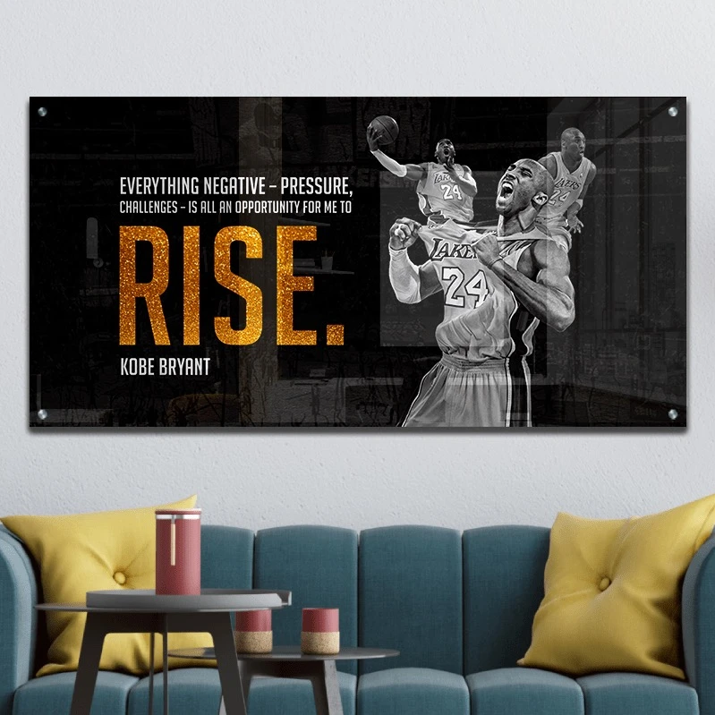 תמונות זכוכית לחדר שינה קובי בריאנט הדפסה על זכוכית דמויות ואנשים ואנשים - דגם gleotm23011608