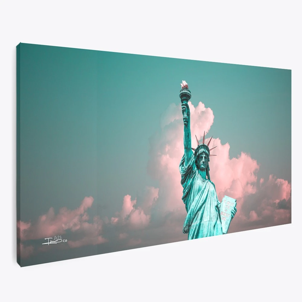 תמונת קנבס מיוחדת למשרד ניו יורק x תמונה בנושא ערים בעולם דגם 135635