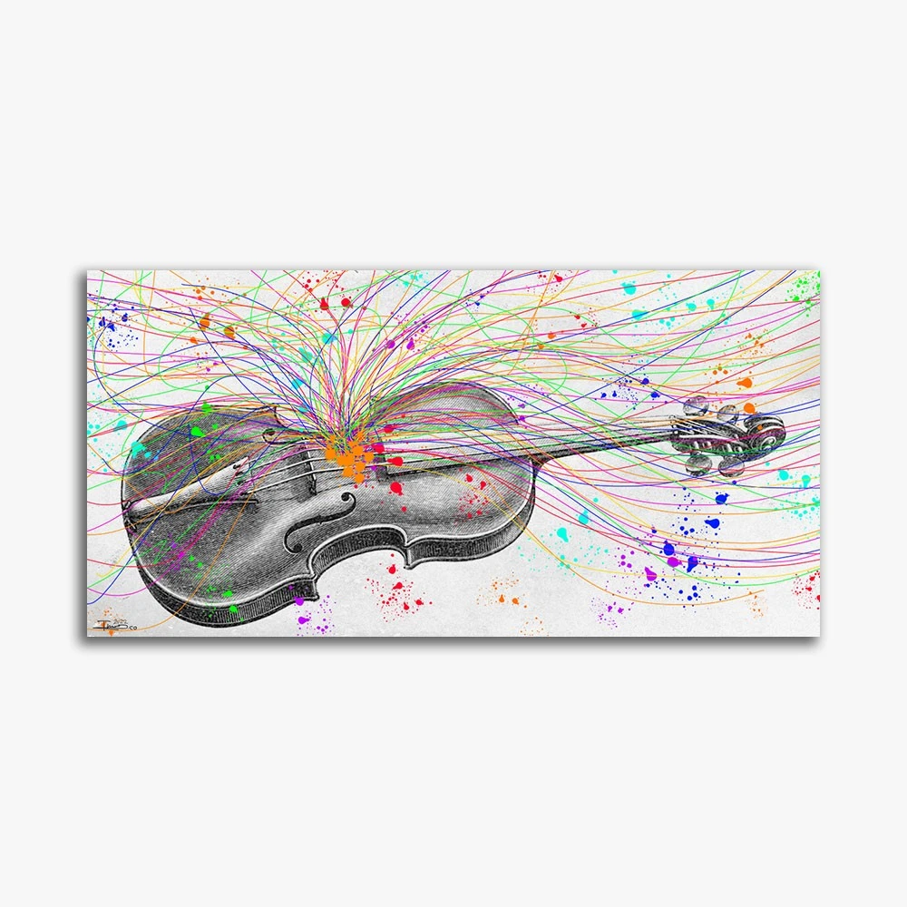 תמונה מינימליסטית למשרד רגעים של נחת II ציור בסגנון מוסיקה - דגם alvtm46p2504