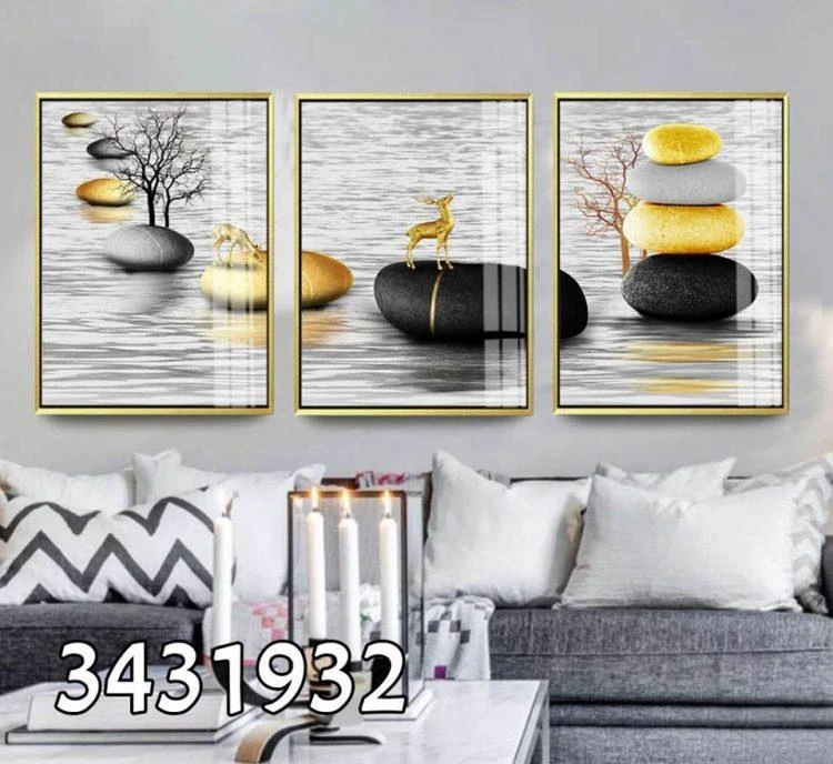 אגם האיילים הקסום לתלייה סלון פינת אוכל או מסדרון דגם 3431932