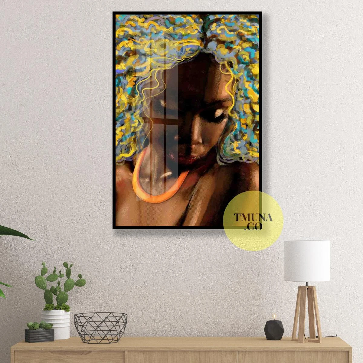 תמימות ויופי #2 - ציור הדפס על קנבס לבית או לסלון דגם 134884A