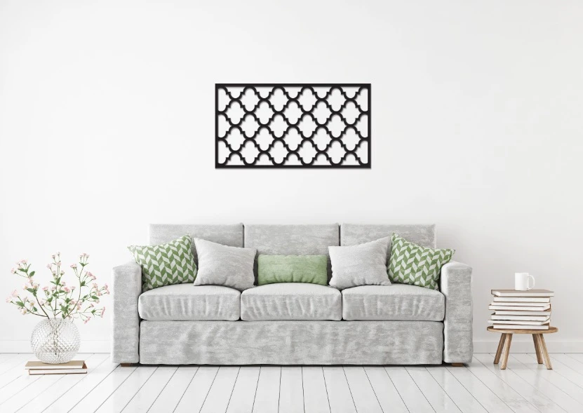 משרביות מתכת עיצוב בסגנון גיאומטריות - MAMAL-00025- 1X2