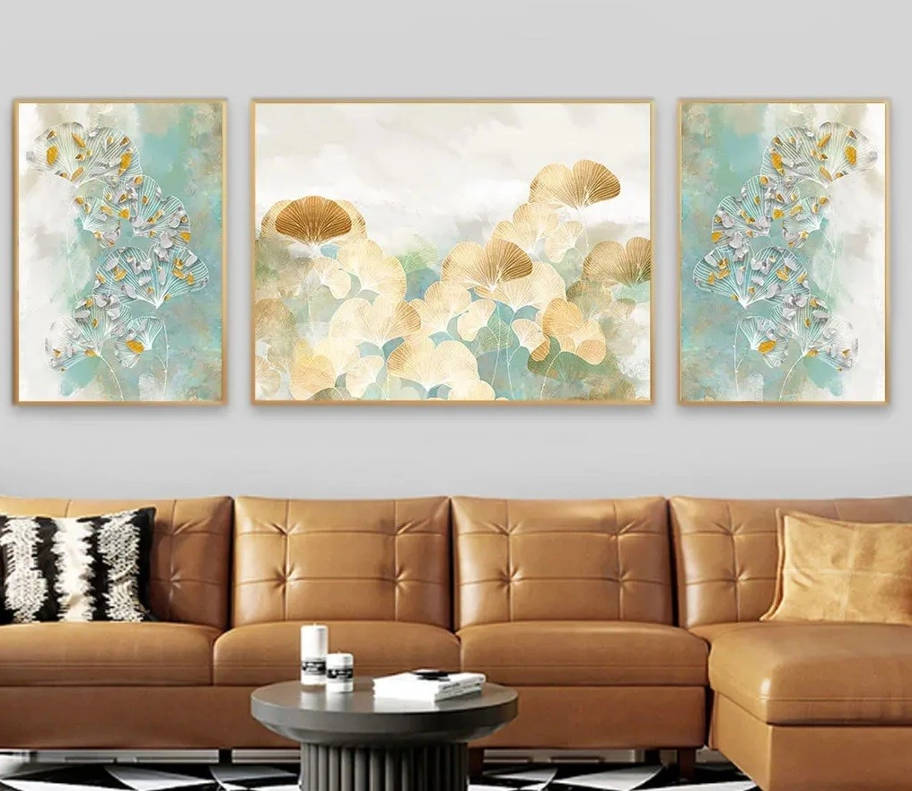 סט 3 תמונות קנבס מחולקות אבסטרקט טהרן  עיצוב מיוחד אבסטרקט למשרד - דגם 23932677