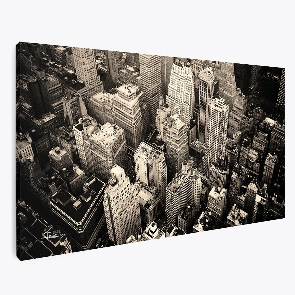תמונת קנבס מיוחדת למשרד ניו יורק צילום אווירי II תמונה בנושא ערים בעולם דגם 135628
