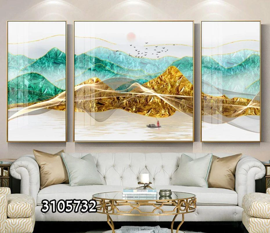 תמונות לסלון אבסטרקט הרים 3105732