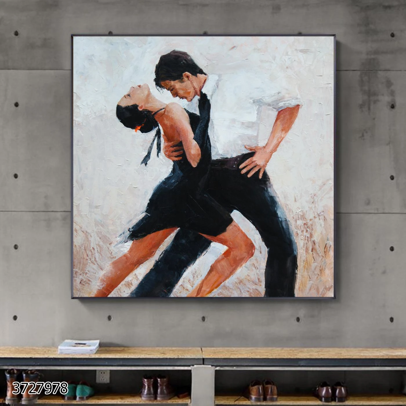 תמונה של רקדנים | ציורים יפים בהדפסה על קנבס לסלון ולחדר שינה דגם 3727978