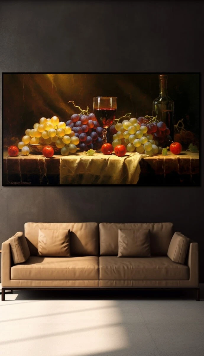 תמונת זכוכית לפינת אוכל שולחן שבת הדפסת ציור על זכוכית ציורים - דגם 32482315