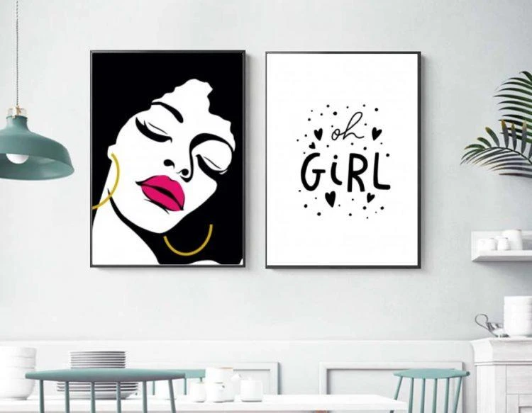 זוג קנבסים - פופ ארט אפריקאית