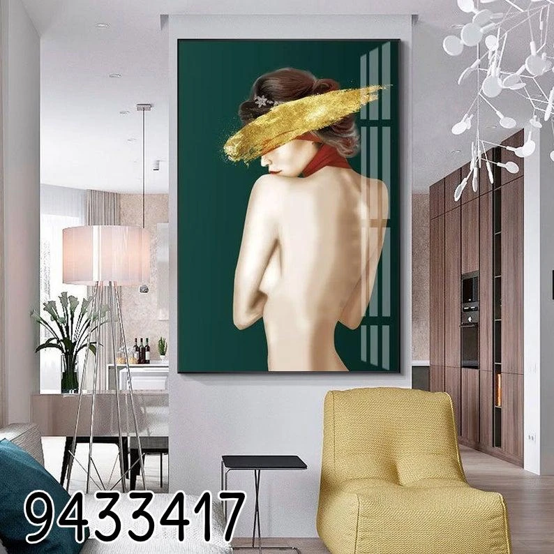 יפה ואמיצה - תמונת זכוכית אמנותית דגם 9433417