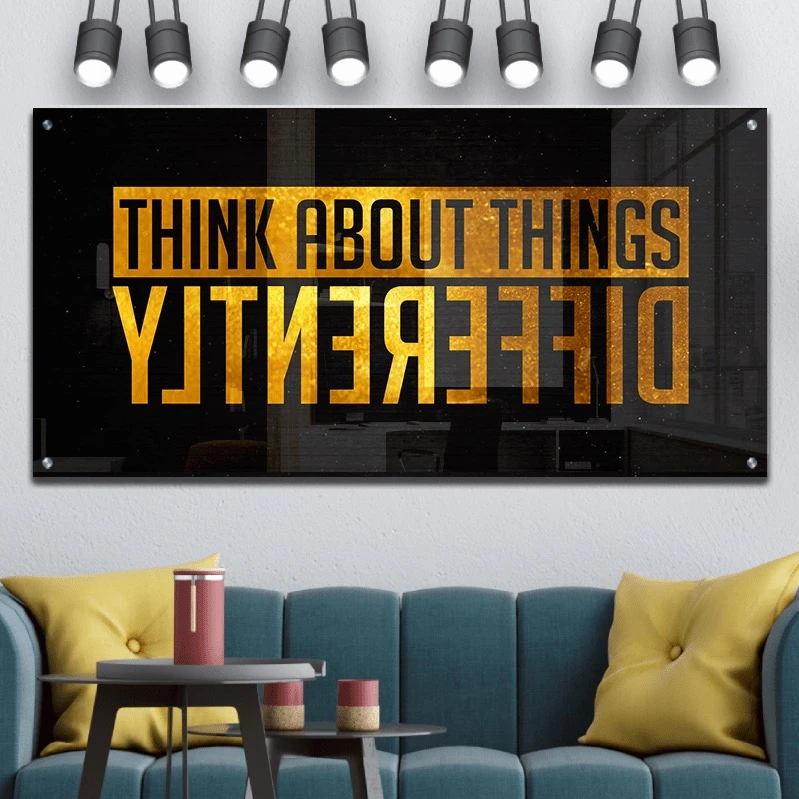 תמונות זכוכית לחדר ילדים באופן שונה הדפסה על זכוכית מוטיבציה - דגם gleotm23011604