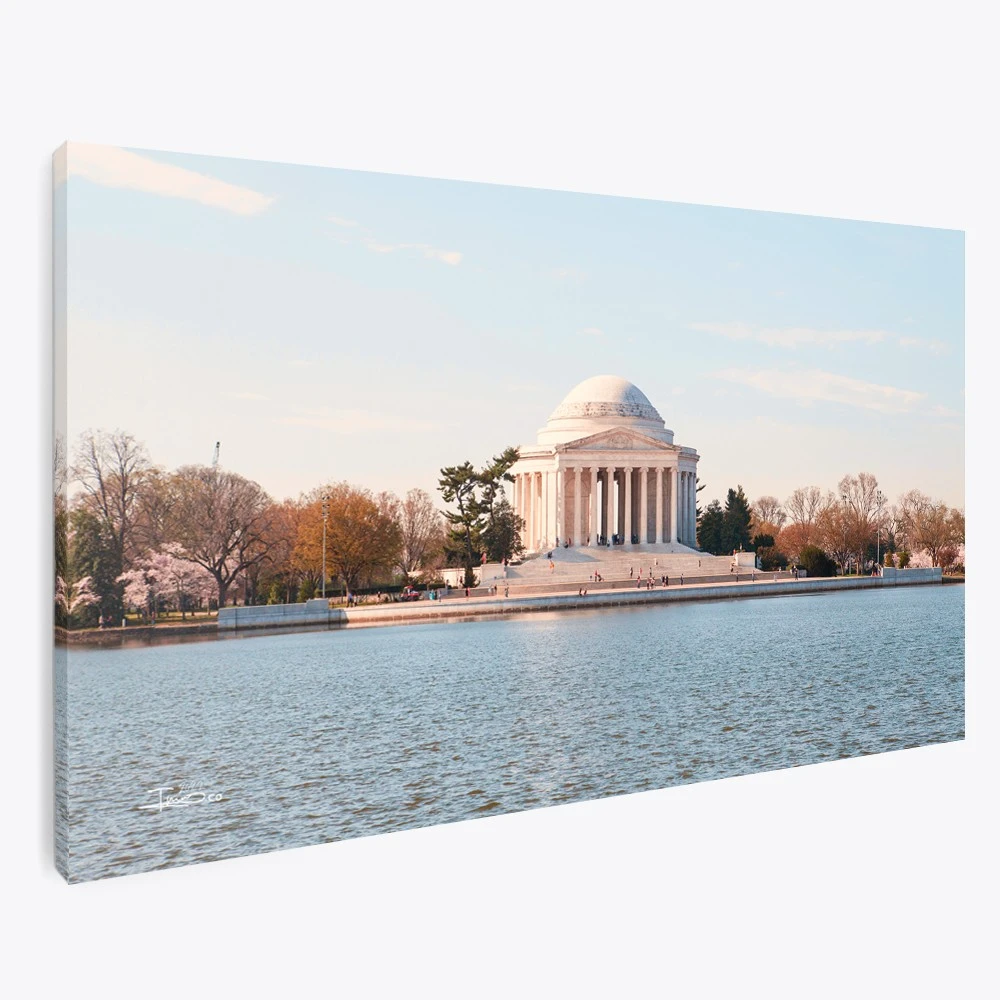 תמונת קנבס מיוחדת למשרד וושינגטון תמונה בנושא ערים בעולם דגם 135639