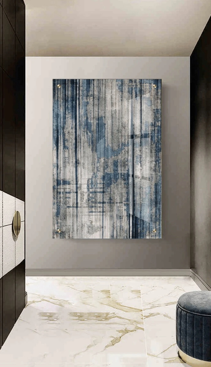 תמונת זכוכית למשרד Alice ציור על זכוכית בסגנון אבסטרקט - דגם G26681895