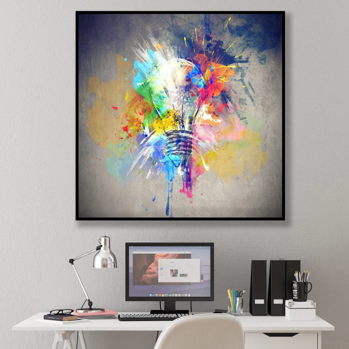 ציורים מגניבים | השראה של רעיון ויצירתיות ציורים למשרדים מעוצבים או למשרד עורכי דין סגנון פופ ארט מהמם על קנבס או זכוכית דגם 3728229