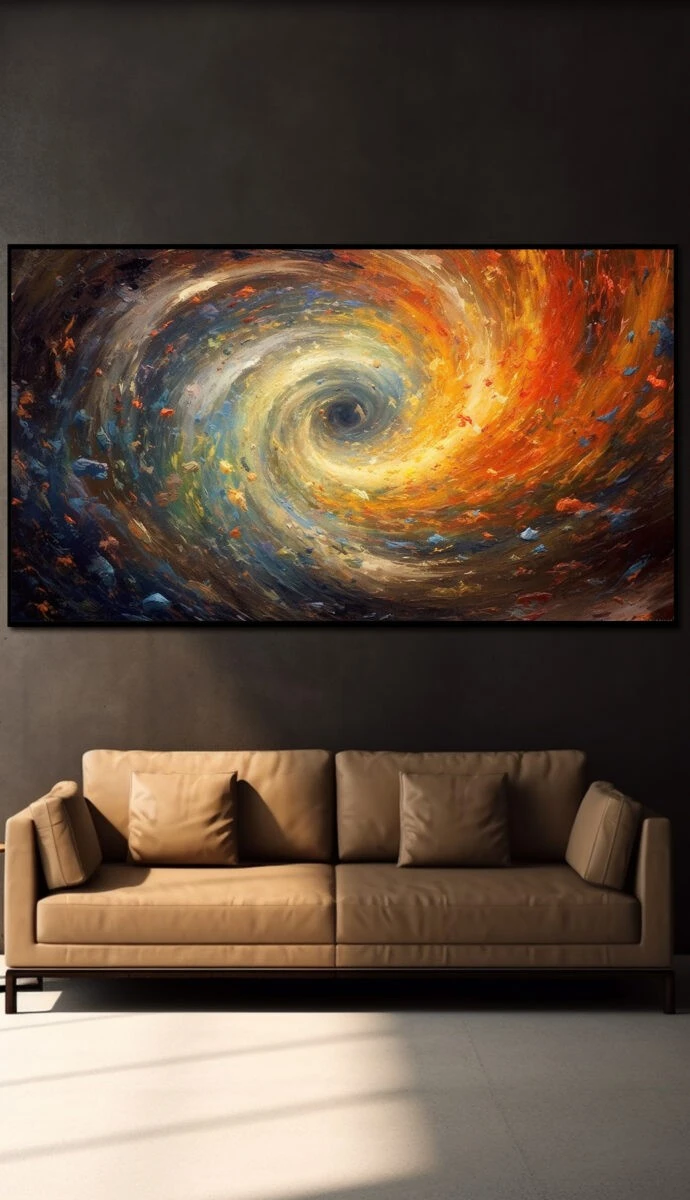 תמונת זכוכית למשרד בריאה מתפרצת הדפסת ציור על זכוכית ציורים - דגם 32483016