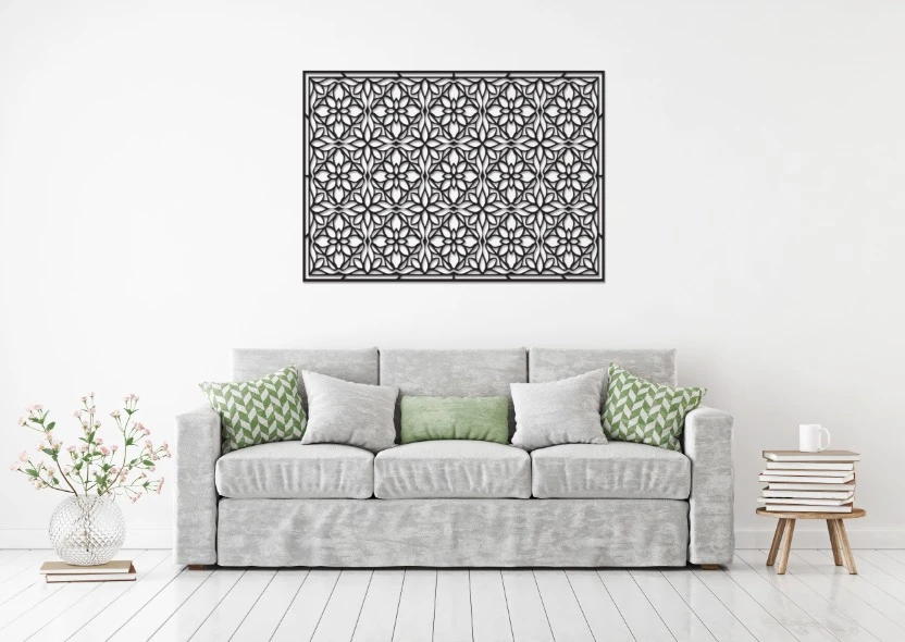 משרביות מתכת עיצוב בסגנון גיאומטריות - MAMAL-00016- 1X1.5