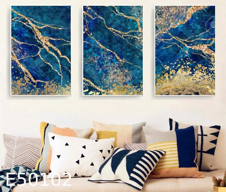 האבסטרקט הראשון סט 3 תמונות מדהימות על קנבס E50102