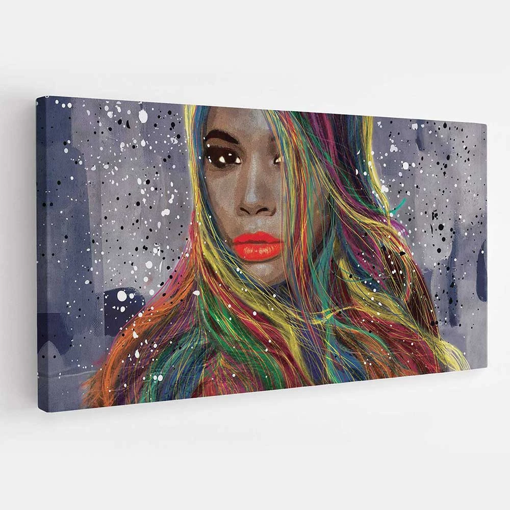 הדפס ייחודי על קנבס הגברת הראשונה לסלון תמונת קנבס ציורים ודמויות - דגם acetm16p2210print
