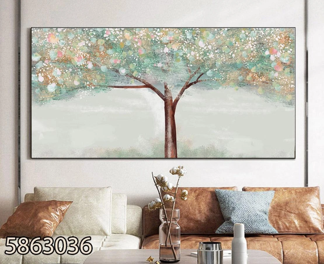 עץ הדעת -תמונת קנבס מדהימה לתלייה בסלון דגם 5863036