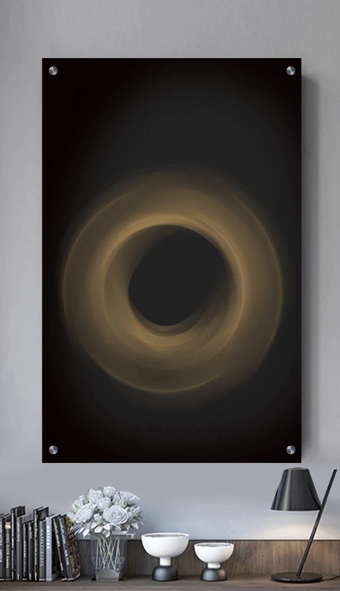 תמונת זכוכית למשרד Bernadette ציור על זכוכית בסגנון אבסטרקט - דגם G9386