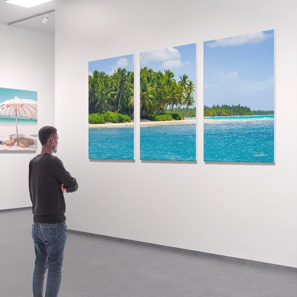 3 תמונות קנבס מחולקות של הפיליפינים סט תמונות בנושא טבע ונופים - דגם 1355446