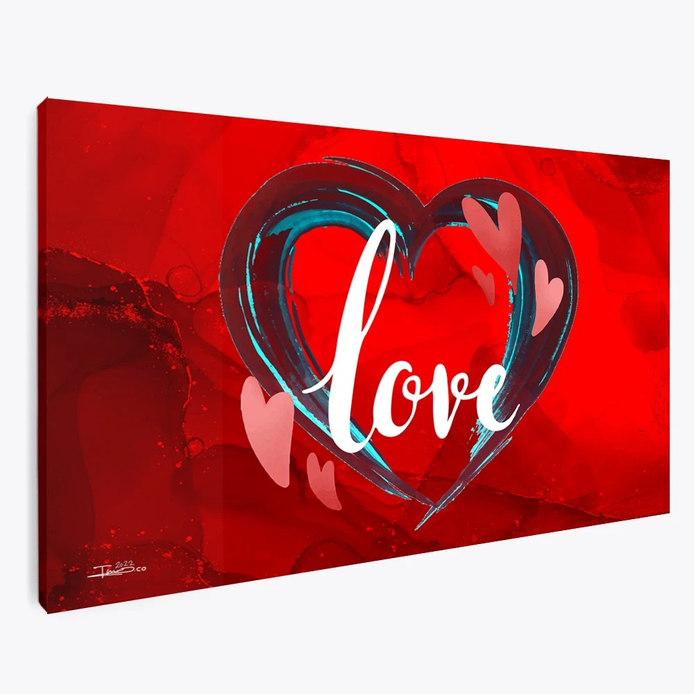 תמונת אוהבים לחדר שינה חוּזרָר הדפס בנושא זוגיות ורומנ' - דגם 135620