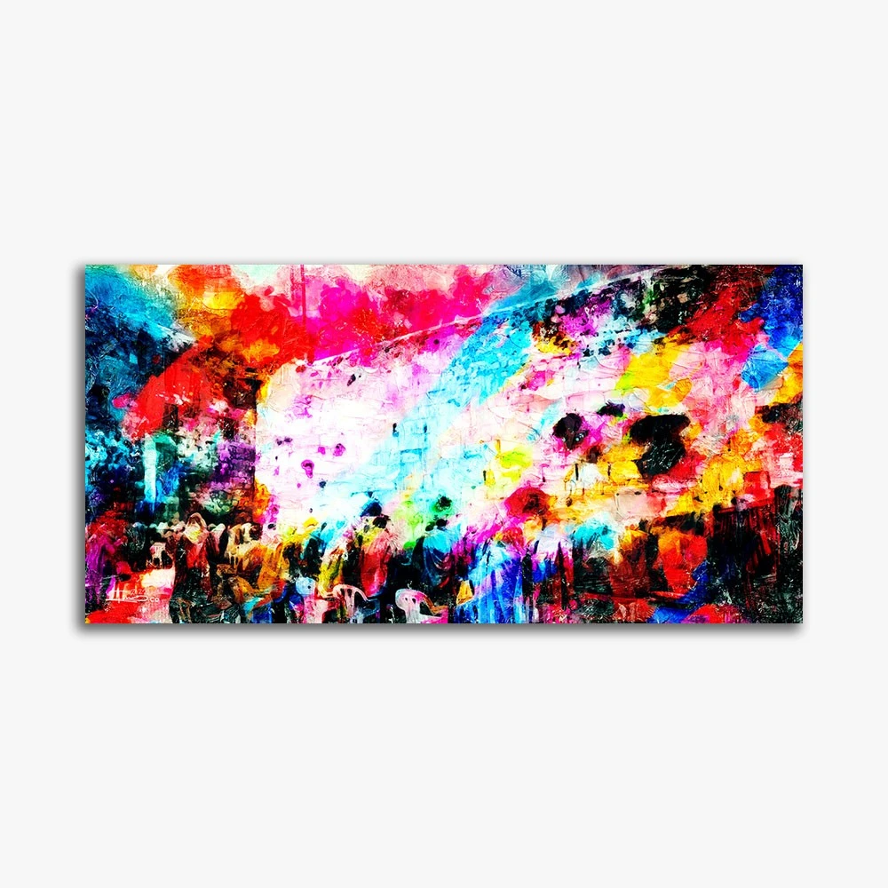 תמונת ירושלים למשרד כותל מריחות צבע הדפסה על קנבס דת ויהדות - דגם alvtm46p2663