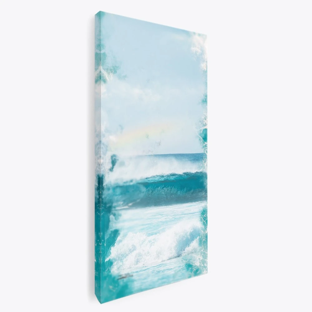 תמונת גולשים לכניסה לבית איי המלדיביים למשרד תמונה בנושא ים וחופים - דגם 135770