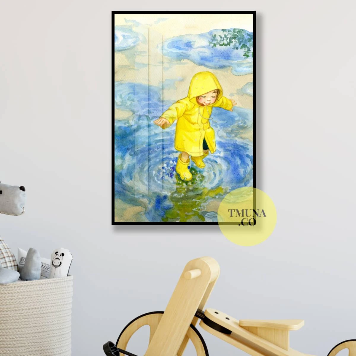 הרגעים היפים באמת - ציור יפה לתלייה בחדרי ילדים ותינוקות דגם 3728677