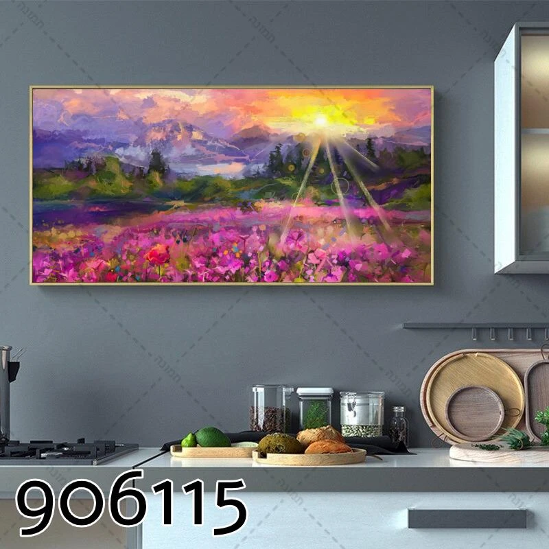 ציור על בד קנבס | תמונות של נוף לתלייה במטבח 'קסם הבריאה' דגם 906115