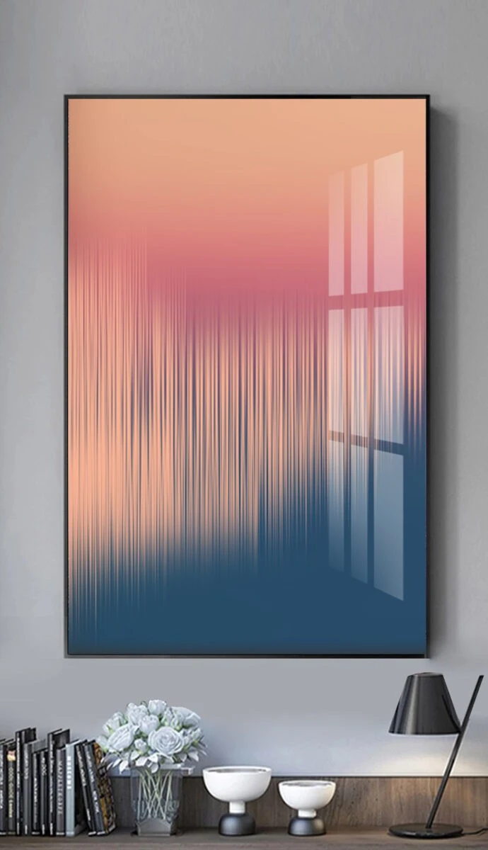 תמונות לפינת אוכל אבסטרקט צ'ונגצ'ינג תמונת קנבס בנושא אבסטרקט - דגם 25169660