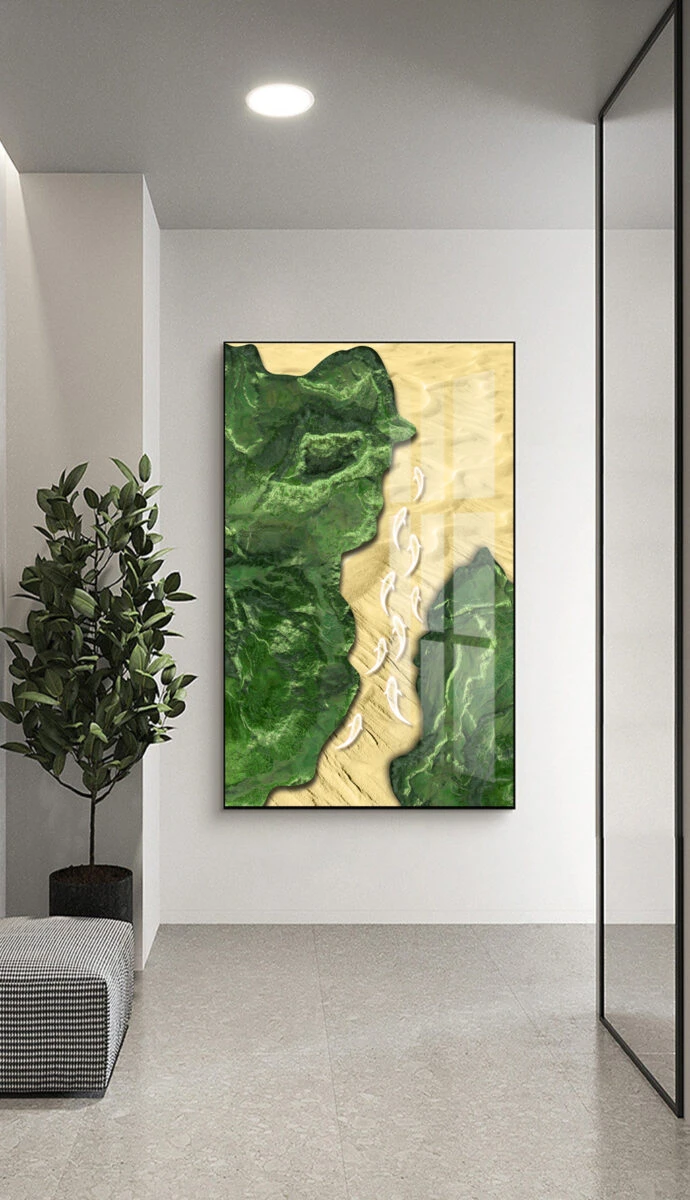 תמונות לפינת אוכל אבסטרקט קאראצ'י תמונת קנבס בנושא בעלי חיים - דגם 27597064