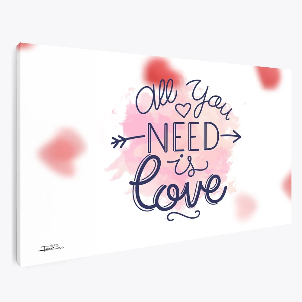 תמונה לזוג אוהבים לחדר שינה אנאיה הדפס בנושא זוגיות ורומנ' - דגם 135616