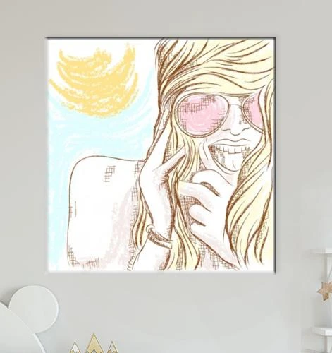 קנבס לחדר שינה היפסטרית קולית