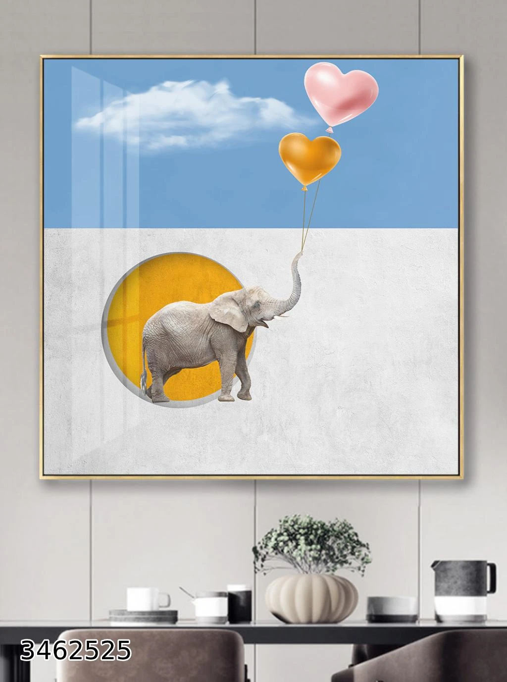 הפיל שהגיע לשמיים תמונה לחדר ילדים דגם 3462525