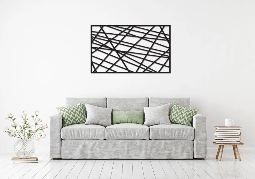 משרביות מתכת עיצוב בסגנון גיאומטריות - MAMAL-00009- 1X2