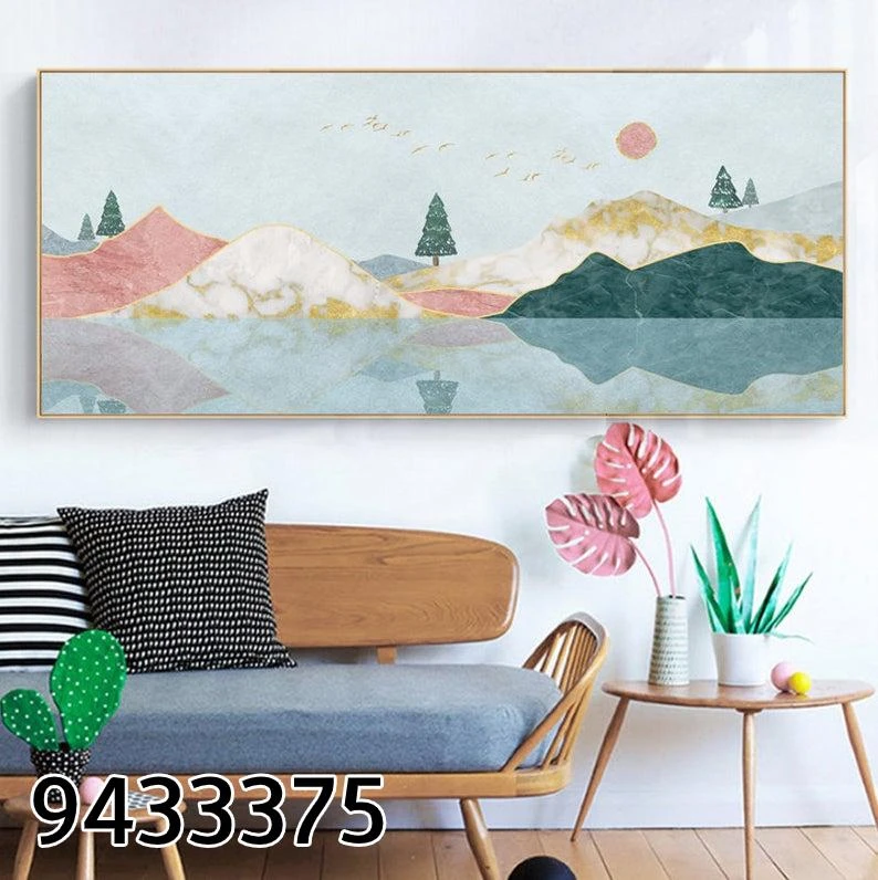 תמונה בסגנון סקנדינבי נורדי - תמונות נורדיות של נוף לסלון מק"ט 9433375