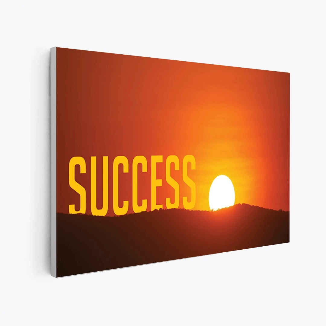 תמונות קנבס מיוחדת לחדר ילדים הַצלָחָה הדפסר על קנבס מוטיבציה - דגם leotm23011612