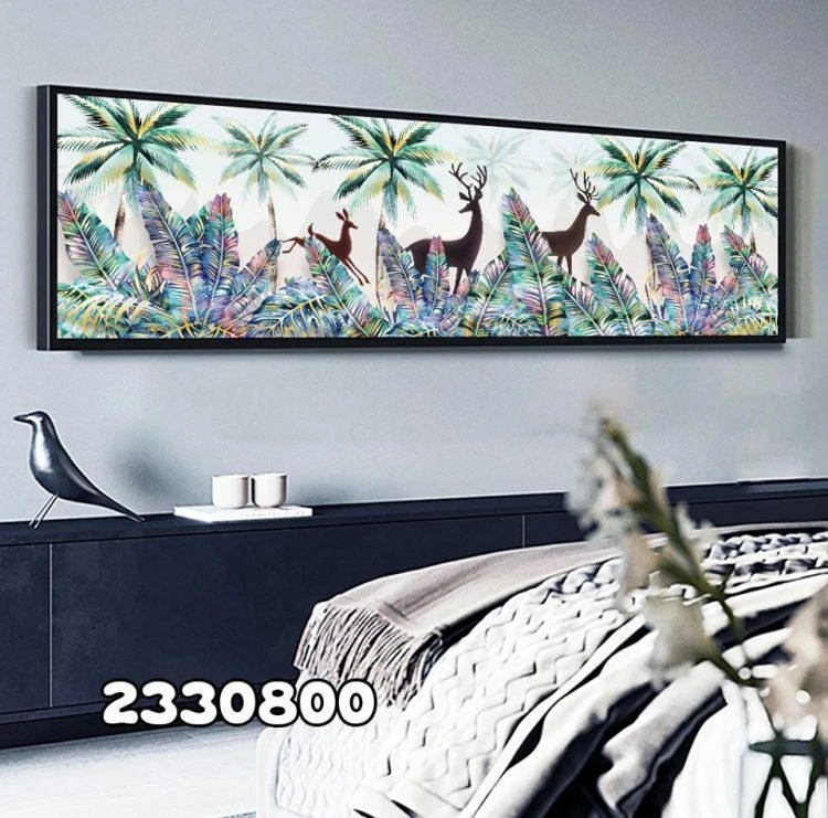 אבסטרקט עמוק ביער תמונות גדולות על קנבס גדולה לסלון או לחדר שינה דגם 2330800